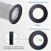 Picture of 40.5mm to 72mm Camera Filter Adapter Ring,40.5mm-72mm Lens Adapter Metal Filter Rings Compatible All 40.5mm Size Lens and 72mm Thread Size Camera Accessory+1pcs Lens Cleaning Cloth.