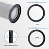 Picture of 48mm to 49mm Camera Filter Adapter Ring,48mm-49mm Lens Adapter Metal Filter Rings Compatible All 48mm Size Lens and 49mm Thread Size Camera Accessory+1pcs Lens Cleaning Cloth.