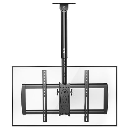 Picture of XINLEI Ceiling TV Mount Fits Most 37-75 inch LCD LED Plasma Panel Display with Max VESA 600x400mm Loaded up to 110lbs Swivel and Tilt TV Bracket Height Adjustable MC61A