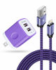 Picture of iPhone Wall Charger & Lightning Cable, AILKIN Apple MFI Certified Braided iPhone Charger Cord, Fast Charging Powerline USB Plug Adapter for iPhone 14/13/12 Pro Max/SE/11/11 Pro/XS/XR/8/7/6S Plus, iPad