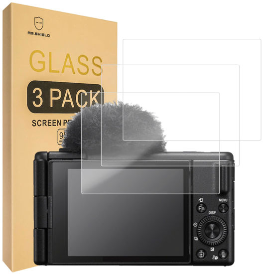 Picture of Mr.Shield [3-Pack] Screen Protector For Sony ZV-1 II / ZV1 II Camera [Tempered Glass] [Japan Glass with 9H Hardness] Screen Protector