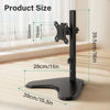 Picture of FURWOO Adjustable Tvstand Single Computer Monitor Riser for 13'' to 32'' Screen,75x75mm,100x100mm
