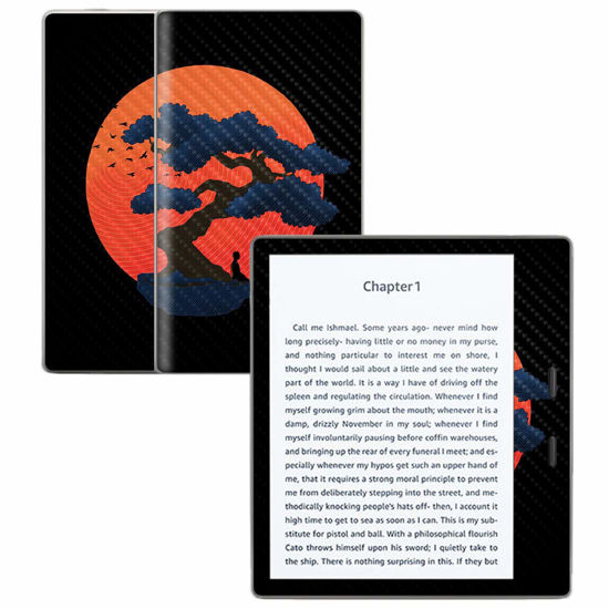Picture of MightySkins Carbon Fiber Skin for Amazon Kindle Oasis 7" (9th Gen) - Meditation | Protective, Durable Textured Carbon Fiber Finish | Easy to Apply, Remove, and Change Styles | Made in The USA