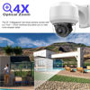 Picture of VIKYLIN 5MP Outdoor PTZ PoE IP Camera with Mic/Audio,Security Pan Tilt 4X Optical Zoom/2.8~12mm Lens,Human/Vehicle Detection,132ft IR Night Vision,IP66 Detection