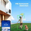 Picture of Hiseeu Solar Camera, 4MP 100% Wireless WiFi Camera Outdoor, Humanoid Detection, PTZ 360° View, Color Night Vision, IP66 Waterproof, 2-Way Audio, 2.4G WiFi, Compatible with NVR, No Monthly Fee, 2PCS