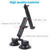 Picture of FPN iPad Pro 12.9 Inch Tablet Mount with Dual Suction Cup Base for Car Windshield, Aluminum Arm Heavy Duty, Tablet Suction Holder for Window, Compatible with 6.5-12.9" Tablets