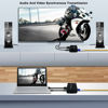 Picture of LornCeng 4K HDMI KVM Extender Over SM Fiber up to 20KM, KVM HDMI Extension Kit Over IP Zero Latency, 4 Ports USB2.0, Support All System, IR Control, Bidirectional RS-232&Audio