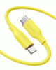 Picture of Anker USB C Cable,100W USB C to USB C Flow Cord, Type C Charger Fast Charging for iPhone 16 Series, MacBook Pro 2020 and More (USB 2.0, 6FT, Yellow)