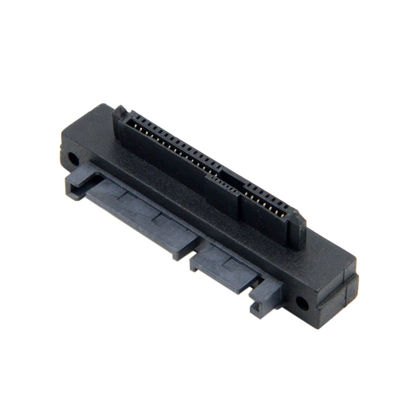 Picture of chenyang 90 Degree Right Angled SFF-8482 SAS 22 Pin to 7 Pin + 15 Pin SATA Hard Disk Drive Raid Adapter