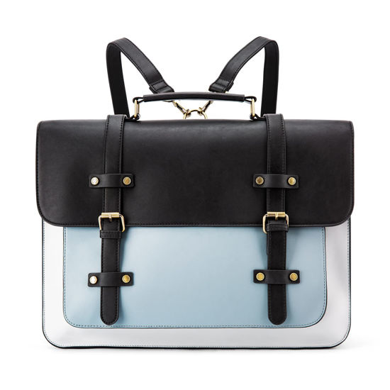 Picture of ECOSUSI Laptop Bag for Women Vegan Leather Messenger Bag Fashion Briefcase Backpack 15.6 inch Computer Satchel Bag