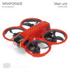 Picture of WRAPGRADE Skin Stickers Compatible with DJI Avata 2 (Super Red)