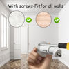 Picture of Adjustable Metal Wall Mount Compatible with Arlo, Arlo Pro 2/3/4/5/Ultra/Ultra 2, Ring Stick Up Cam, Ring Indoor Cam(1st Gen), Wyze Cam V3, 360 Degree Adjustable Screwless Bracket (2-Pack White)