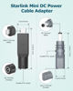Picture of Starlink Mini DC Power Cable Adapter 2 Pack Female DC to USB C Male for Starlink Mini 20V Input Type C to DC 5.5 x 2.1mm Converter for Starlink Mini Power Cord Work with 100W PD Source (No Cable)