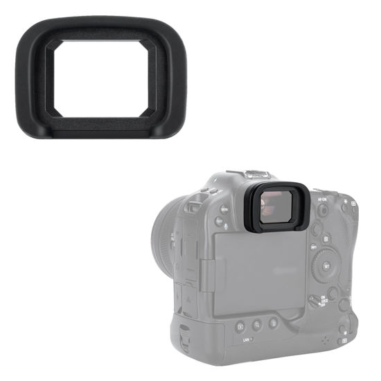 Picture of EOS R3 Eyecup Eyepiece, Eye Cup Viewfinder for Canon EOS R3 Camera, Replaces Canon ER-H Eyecup Eyepiece, Soft Silicone Material, Not Affect The Use of LCD Screen
