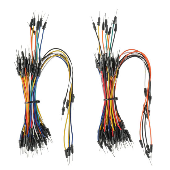 Picture of BOJACK 130 Pcs Flexible Breadboard Jumper Wires