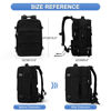 Picture of Casual Backpack Traveling Backpack, A-black, Expandable, Modern