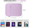 Picture of TiMOVO 9-11" Tablet Sleeve Bag Carrying Case with Shoulder Strap for iPad 10.2 2021-2019, iPad 10th Generation 2022, iPad Air 5/4 10.9, iPad Pro 11 2022-2018, Galaxy Tab A8 10.5, Purple