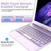 Picture of Touchpad Keyboard Case for iPad 10.2 9th/8th/7th Gen, Keyboard Case for iPad 9th Generation/8th/7th Gen-360° Rotatable Protective Cover for iPad Keyboard 9th/8th/7th Gen with Pencil Holder (Purple)