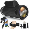 Picture of Aoziqi 12x55 HD Monocular Telescope with Smartphone Holder, 2023 Waterproof Monocular, Lightweight Monocular for Bird Watching Hunting Camping Travel Star Watching