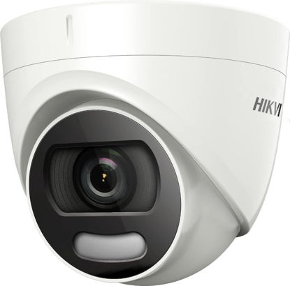 Picture of 5MP TVI Dome Full Color Night Camera, DS-2CE72HFT-F28 Analog CCTV Security Camera, Turbo HD Mini Dome, 4 in 1 TVI/CVI/AHD/CVBS Camera, IR IP67 Rated, Compatible with Hikvision