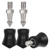 Picture of Universal Rubber Feet Tripod Spike Non-Slip Tripod Feet Stainless Steel Spike 3/8" Replacement Spike Compatible with 3/8"-16 Thread Tripod Monopod - 3 PCS