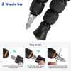Picture of Universal Rubber Feet Tripod Spike Non-Slip Tripod Feet Stainless Steel Spike 3/8" Replacement Spike Compatible with 3/8"-16 Thread Tripod Monopod - 3 PCS