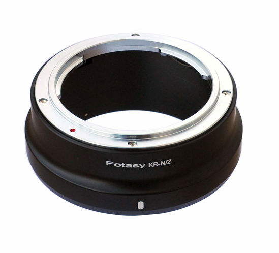 Picture of Fotasy Konica AR Lens to Nikkor Z Mount Adapter, KR Lense Z Adapter, KR Z Mount Adapter, Compatible with Nikon Z Mount Mirrorless Camera Z 30 Z 50 Z 5 Z 6 Z 7 Z 6II Z 7II z fc Z 9