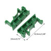 Picture of Molence 10 Sets C45 PCB DIN Rail Mounting Adapter 35mm 15mm Circuit Board Mounting Bracket Holder Carrier Clip