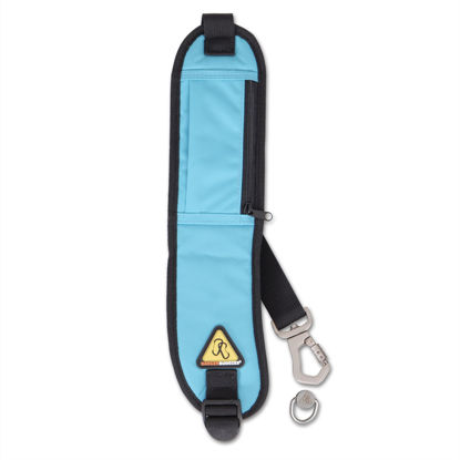 Picture of Danger Buddies S-Curve Rapid Access Cross Body Camera Shoulder Sling Strap for Nikon, Sony, Panasonic, Canon SLR, DSLR, Mirrorless Cameras, Binoculars, and Photo Accessories (Aquamarine)
