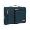 Picture of MOSISO 12.9 inch Tablet Sleeve Case for 13 inch iPad Pro M4&iPad Air M2 2024,iPad Pro 12.9 M2 M1 6/5th with Magic Keyboard&Smart Keyboard Folio, Side Open Carrying Bag with 4 Zipper Pockets,Teal Green