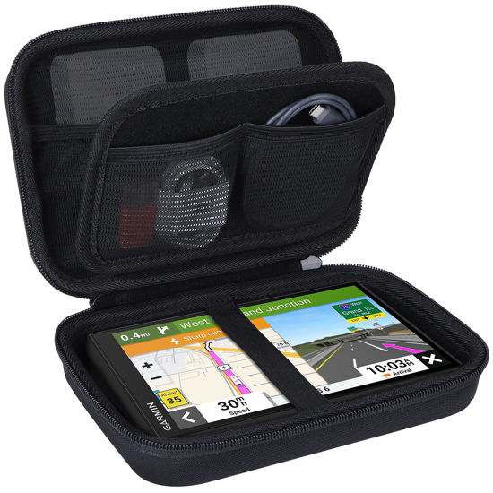Picture of Lebakort Hard Case Compatible with 5-7 Inch Garmin RV 780/785 RV Cam 795 dezl OTR700/OTR710/OTR610 Garmin DriveSmart 76/65/61/66/55 Garmin Drive 51/52/53 Garmin GPS Navigator