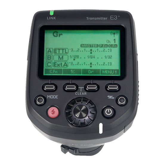 Picture of AODELAN E3+ Flash Trigger 1D X Mark II / 1D X / 1Ds Mark III / 1Ds Mark II / 1Ds / 1D Mark IV / 1D Mark III / 1D Mark II N,for Canon 600EX-RT, 600EX II-RT, 430EXIII-RT, Replaces Canon ST-E3-RT