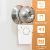 Picture of JIAN BOLAND Door Handle Alarm- Door Alarms for Home Security with 120DB Audible Alarm up to 500FT - Vibration Triggered Security Alarm for Travel, Hotel, Apartment, and Home Security