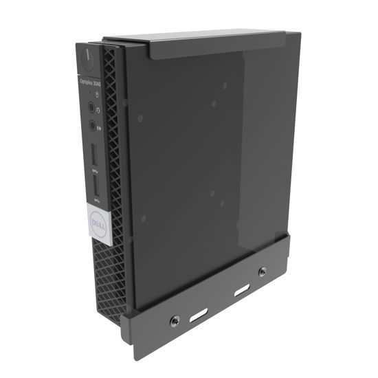 Picture of QiaoYoubang Mini PC Mount for Dell Micro Mount, Wall, VESA, Under Desk Mount Compatible to Dell OptiPlex Micro Form Factor Case, Fits Dell MFF 7090 5070 3040, 3050,3070, 3080, 5050, 5060 and More