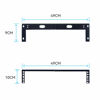 Picture of Fbyuitap 1U 2U 3U 4U Wall Mount Server Rack Shelf Vertical Mount Rack with Heavy Duty Metal for 19" Network Equipment Vertical mounting Bracket (2U)