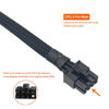Picture of YEZriler (2-Pack) 8 Pin PCIe Cable for Corsair PSUs, ATX CPU 8 Pin Male to PCIe 8 Pin (6+2) Male Power Adapter Sleeved 25-inch (63cm)