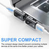 Picture of DuHeSin USB C Magnetic Adapter 40Gbps, (2 Pack) 90 Degree Magnetic USB C Adapter 24 Pins with PD 140w Fast Charging USB4 8K 60Hz for Thunderbolt 3/4, MacBook Pro/Air and More Type C Devices