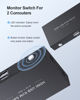 Picture of KVM Switch HDMI 2 Port Box,USB Switch selector with 4 USB 2.0 Hub Share 2 Computers, UHD 4K@30Hz, Support Wireless Keyboard and Mouse, Powered by USB,with 2 HDMI and 2 USB Cables…