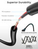 Picture of Bicmice Multi Charger Cable Fit for Garmin Instinct Vivoactive Forerunner Venu Vivosmart Fenix GPS Smartwatch 2 in 1 USB Charging Cable with USB-C for Phones Tablets Earphones Multiple Devices