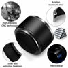 Picture of 55mm Tele Metal Screw-in Lens Hood Sunshade with Centre Pinch Lens Cap for Canon Nikon Sony Pentax Olympus Fuji Sumsung Leica Standard Thread Lens +Cleaning Cloth