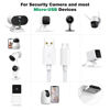 Picture of 5M/16FT Micro USB Power Extension Cable Compatible with Wyze Cam V3, Wyze Cam Outdoor, Blink Camera, Kasa, Arlo Essential, Eufy, Yi, Nest Cam Indoor, Power Charging Cord for Home Security Camera