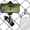 Picture of FPN Cell Phone Fence Mount for iPhone, GoPro, Insta360, and Other Action Cameras, Mevo Start for Baseball Softball Tennis Recording, Cameras Net Chain Link Fence Clip Mount Holder