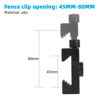 Picture of FPN Cell Phone Fence Mount for iPhone, GoPro, Insta360, and Other Action Cameras, Mevo Start for Baseball Softball Tennis Recording, Cameras Net Chain Link Fence Clip Mount Holder