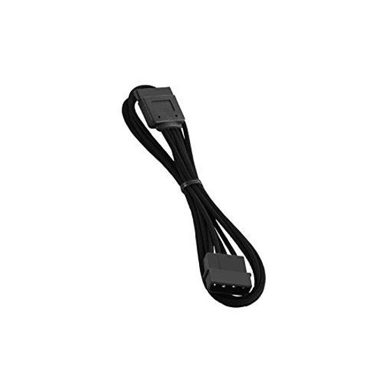 Picture of CableMod ModFlex Sleeved Molex to SATA Power (Black, 45cm)