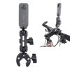Picture of PellKing Camera Motorcycle Mount for Insta360 Go 3,X4/X3/X2,360 Rotation Metal Action Camera Clamp Holder with 1/4Thread for Moto Bike Bicycle Handlebar, for Insta360 One Go 3,X3/X2/X