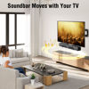 Picture of ELIVED Soundbar Mount Soundbar Mounting Bracket Under TV for Soundbar with/Without Holes, Sound Bar TV Bracket with 6.5" Holders Swivel to fit Various Soundbar, 17.7" Vertical Bracket, 15 Lbs. YD5011