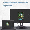 Picture of Twozoh Micro HDMI to DVI Cable 6FT, Micro HDMI 1.4 to DVI 24+1 Pin Male to Male Cable Support 1080P Full HD