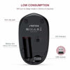 Picture of seenda Wireless Mouse, 2.4G Noiseless Mouse with USB Receiver Portable Computer Mice for PC, Tablet, Laptop - Red&Black