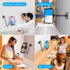 Picture of BEWISER Tablet Wall Mount Holder,360°Rotating Flexibly, Angle Adjustable, Folding Aluminium Alloy Compatible with4.7-12.9" Phone or Tablet in Kitchen/Office (Space Grey)