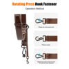 Picture of Cwatcun Camera Strap, Camera Harness for Photographers-Leather Dual Camera Neck Shoulder Straps for Canon, Nikon, Sony, Fuji DSLR SLR Mirrorless Camera- 2.0 S Coffee